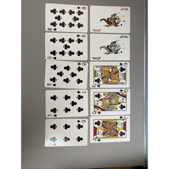 Tab Products Co. Laser Optics Red & Gold Playing Card Deck - Picture 8 of 16